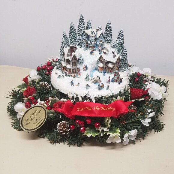 The Bradford Exchange Other - Thomas Kinkade Home for the Holidays Table Centerpiece - Bradford Exchange